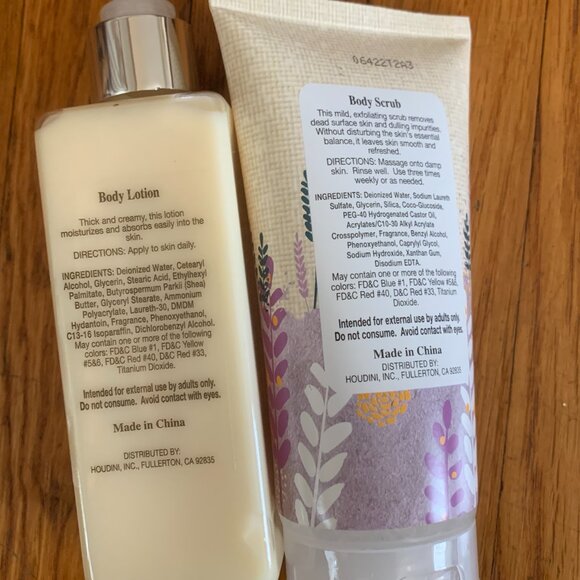 Cru De Provence CDP Lavender Vanilla Spa Gift Body Lotion and Scrub Set - Picture 2 of 2